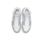 Air Jordan 1 Mid Wolf Grey Aluminium