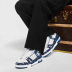 Louis Vuitton Blue White Trainer